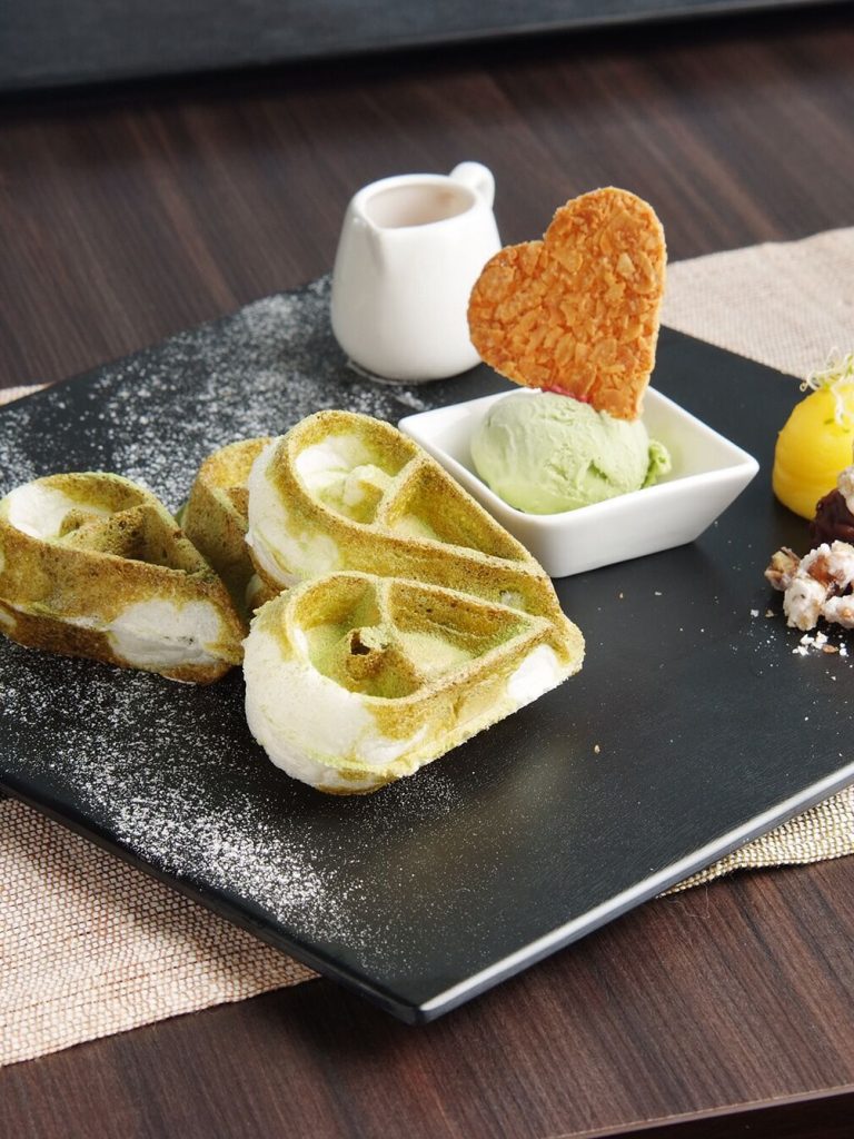 Espuma-Green Tea Waffle