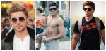 由電影歌舞青春(High School Musical)爆紅起來的Zac Efron就擁有著一張典型的方臉，他就適合圓形、橢圓等圓弧狀外框的太陽眼鏡，這樣不但可以改善臉型，而且看起來更有時尚感。