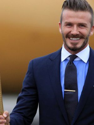 David-Beckham-Brings-Olympic-Flame-From-Athens-Greece-England