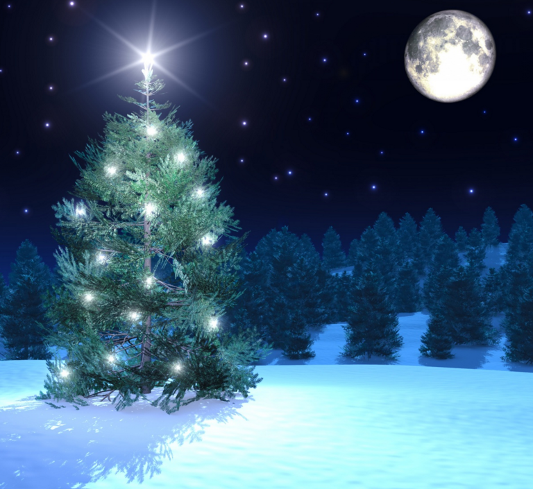 聖誕樹頂上的星星叫「伯利恆之星」（The Star of Bethlehem）。聖誕記載在耶穌降生在馬槽裡的晚上，追隨天上一顆明亮的星星找到了耶穌，這顆星就是著名的「伯利恆之星」（The Star of Bethlehem）。於是人們把將這顆伯利恆之星放在聖誕樹頂端用以紀念耶穌降生。