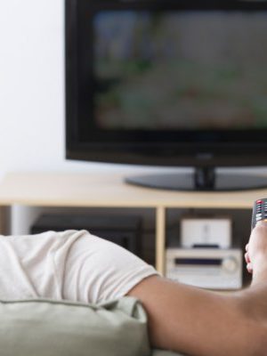 Man-WATCHING-TV-