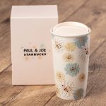 12oz Starbucks X Paul & Joe Designer Collection Floral Double Wall Mug 2