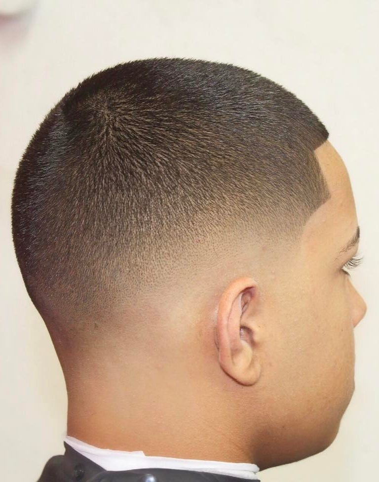 Buzz Cut + Line Up + Low Fade