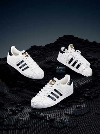 既可穿又可砌丨LEGO x adidas Originals再度聯手推出經典Superstar積木波鞋與模型
