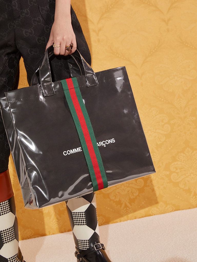 最時髦的PVC手袋？Gucci X COMME des GARÇONS第三度推出聯名手袋