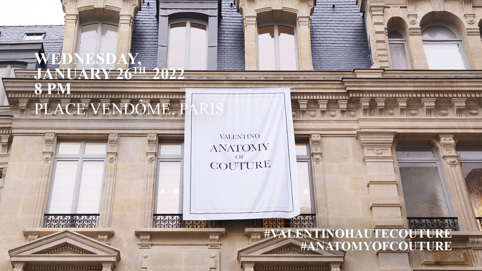 時裝騷線上直播丨Valentino Anatomy of Couture 2022春夏男女裝高訂系列即將上演