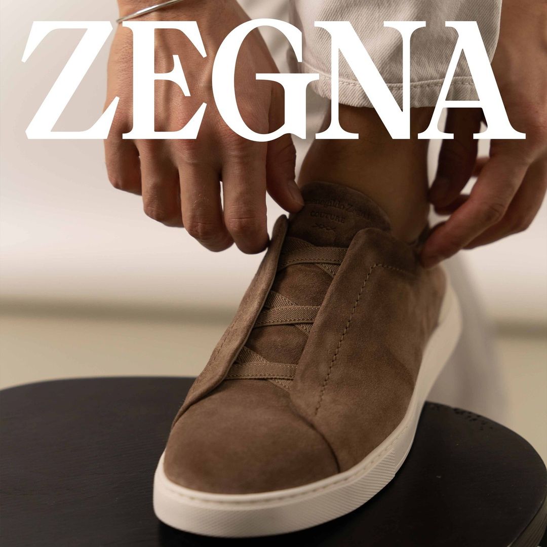 上班或假日造型都能輕鬆襯到丨Zegna全新Triple Stitch運動鞋滿足都市男士的百搭需求