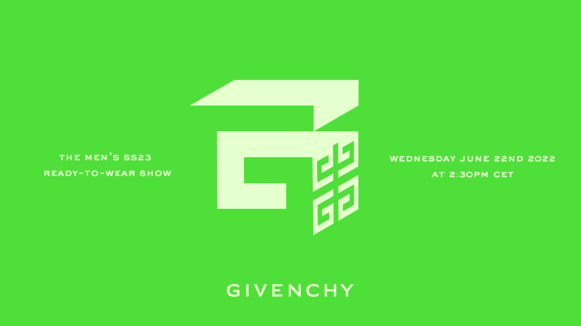 時裝騷線上直播丨Givenchy 2023春夏男裝騷即將於巴黎上演