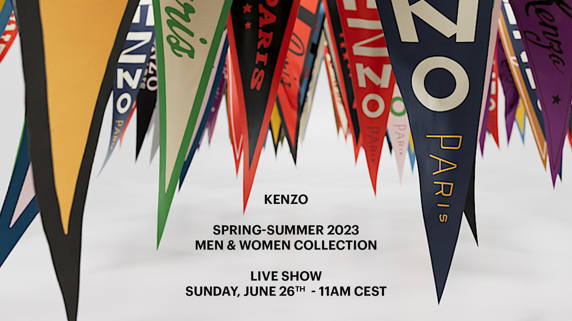 時裝騷線上直播丨由Nigo執掌的KENZO 2023春夏時裝騷即將於巴黎登場
