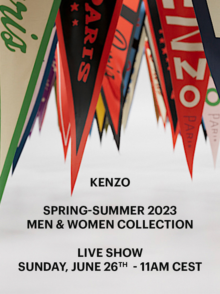 時裝騷線上直播丨由Nigo執掌的KENZO 2023春夏時裝騷即將於巴黎登場