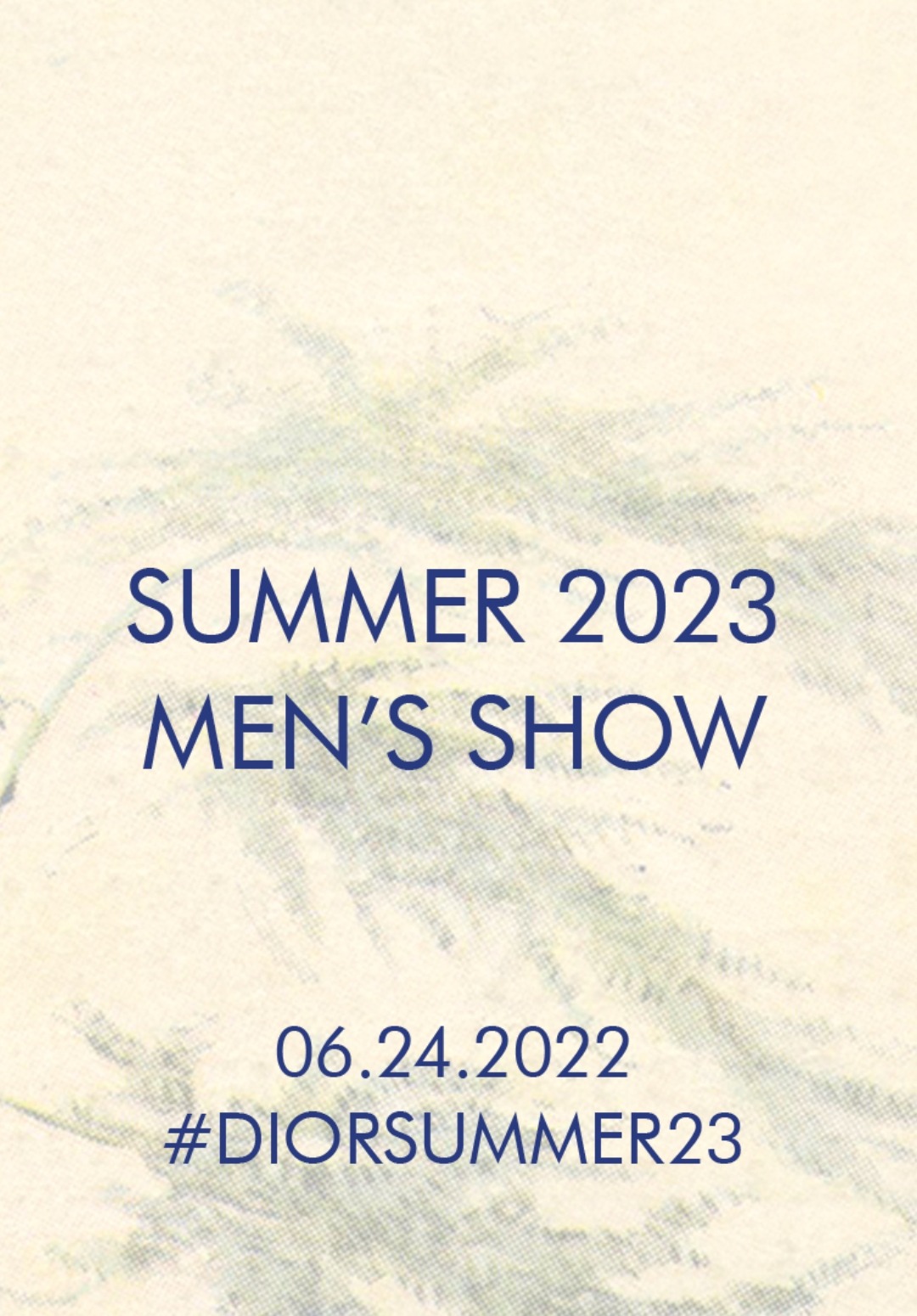 時裝騷線上直播丨Dior 2023春夏男裝騷即將於巴黎發佈