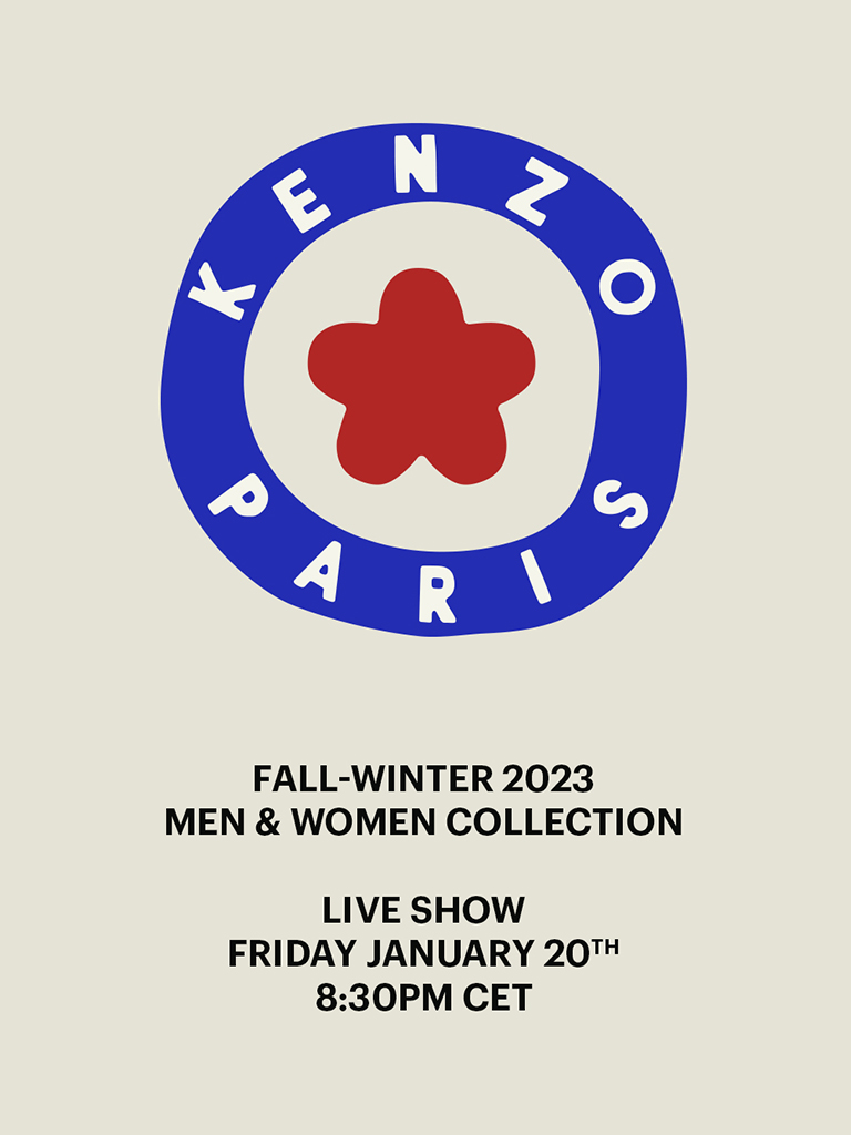時裝騷線上直播丨KENZO 2023秋冬系列時裝騷即將於巴黎登場