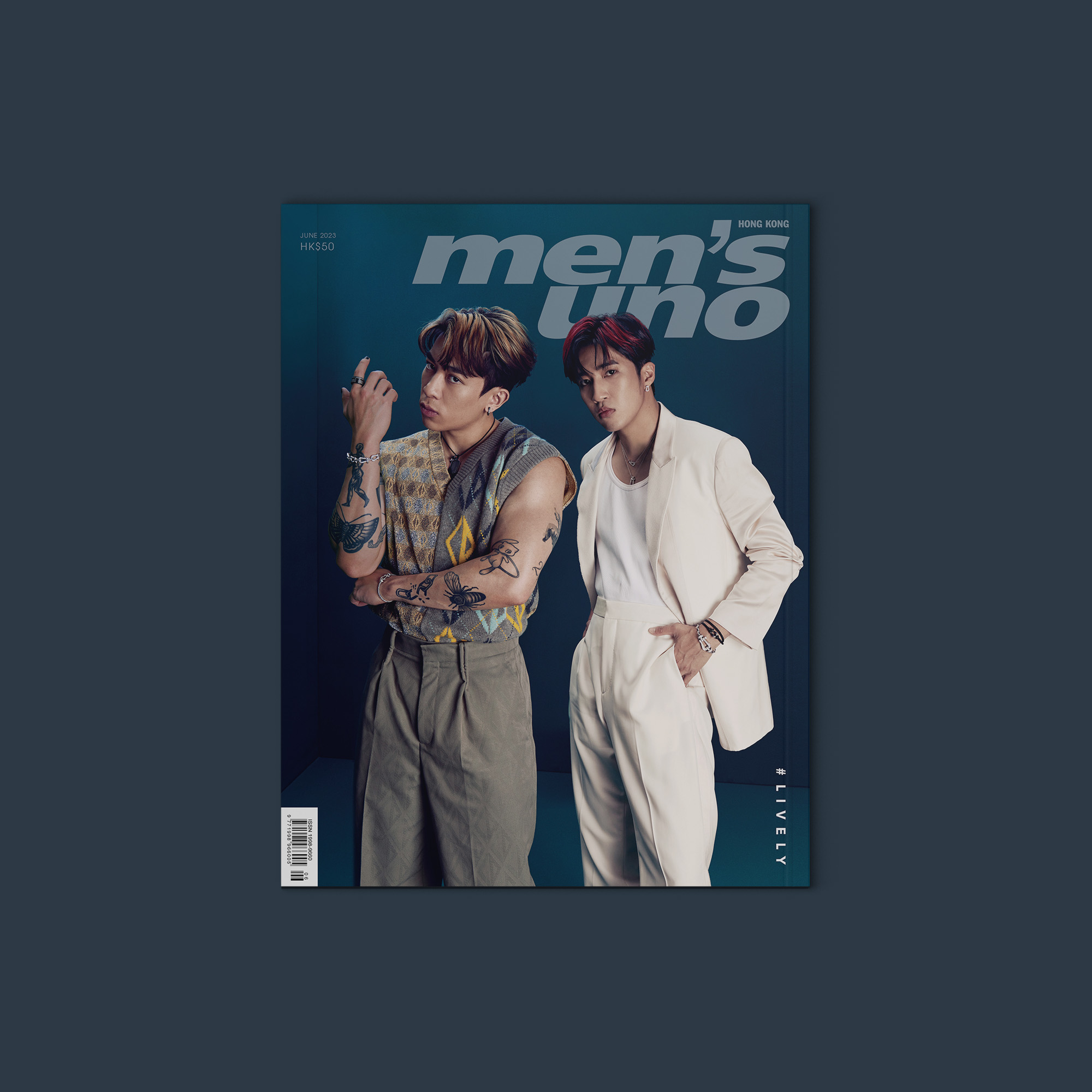 【2023年6月號 - 雜誌訂購】men’s uno HK 程浚彥 Tyson Yoshi x 婁峻碩 Shou