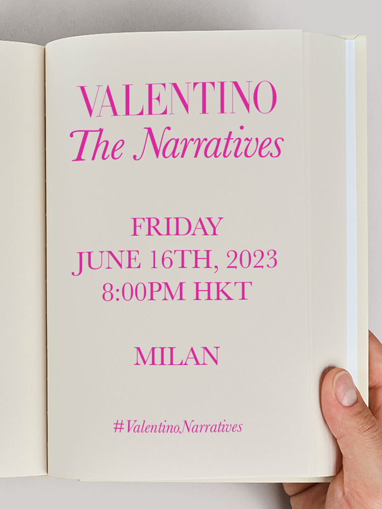 時裝騷線上直播丨Valentino The Narratives男裝騷即將於米蘭登場
