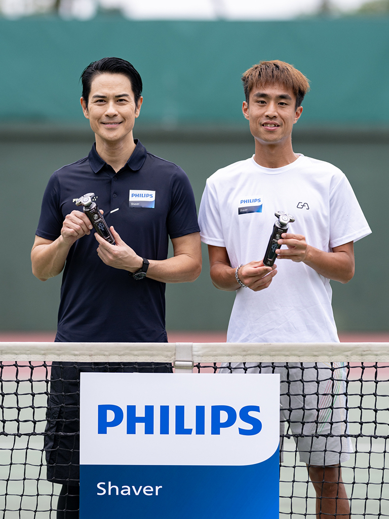 「付出時間和勤力令自己追求更高的成就!」Philips Shaver X 鄭嘉穎 X 香港男子網球運動員王康傑專訪