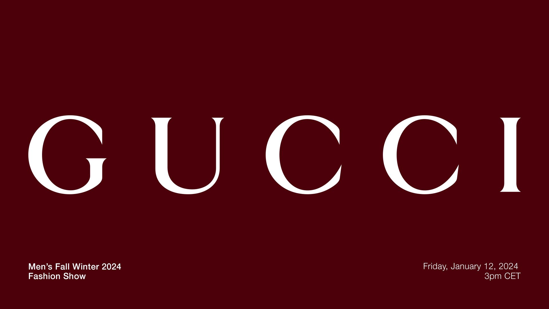 時裝騷線上直播丨創意總監Sabato De Sarno即將為Gucci帶來首個男裝系列