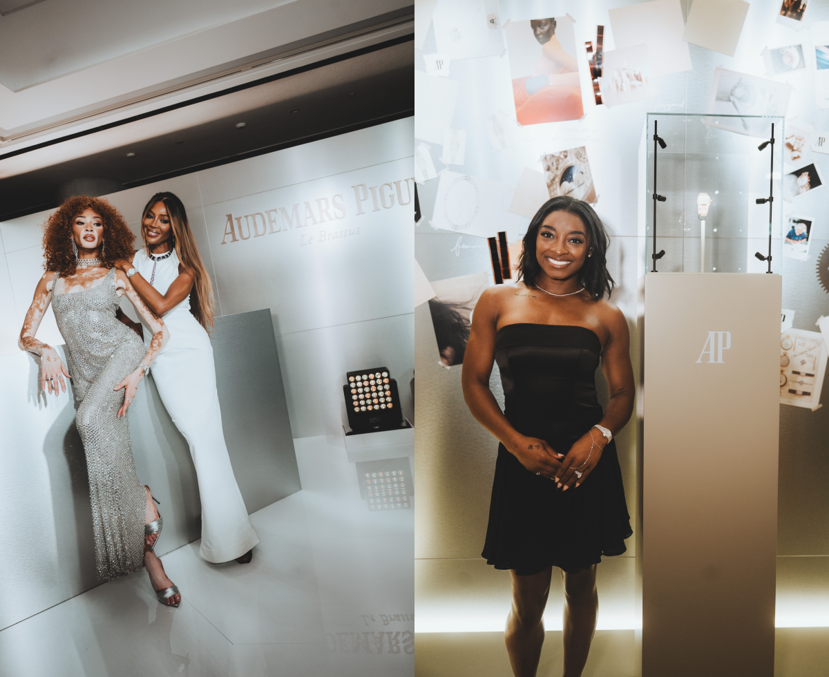 模特兒Winnie Harlow、Naomi Campbell和美國體操名將Simone Biles於Audemars Piguet愛彼150周年慶典及新錶發佈活動亮相。PHOTO