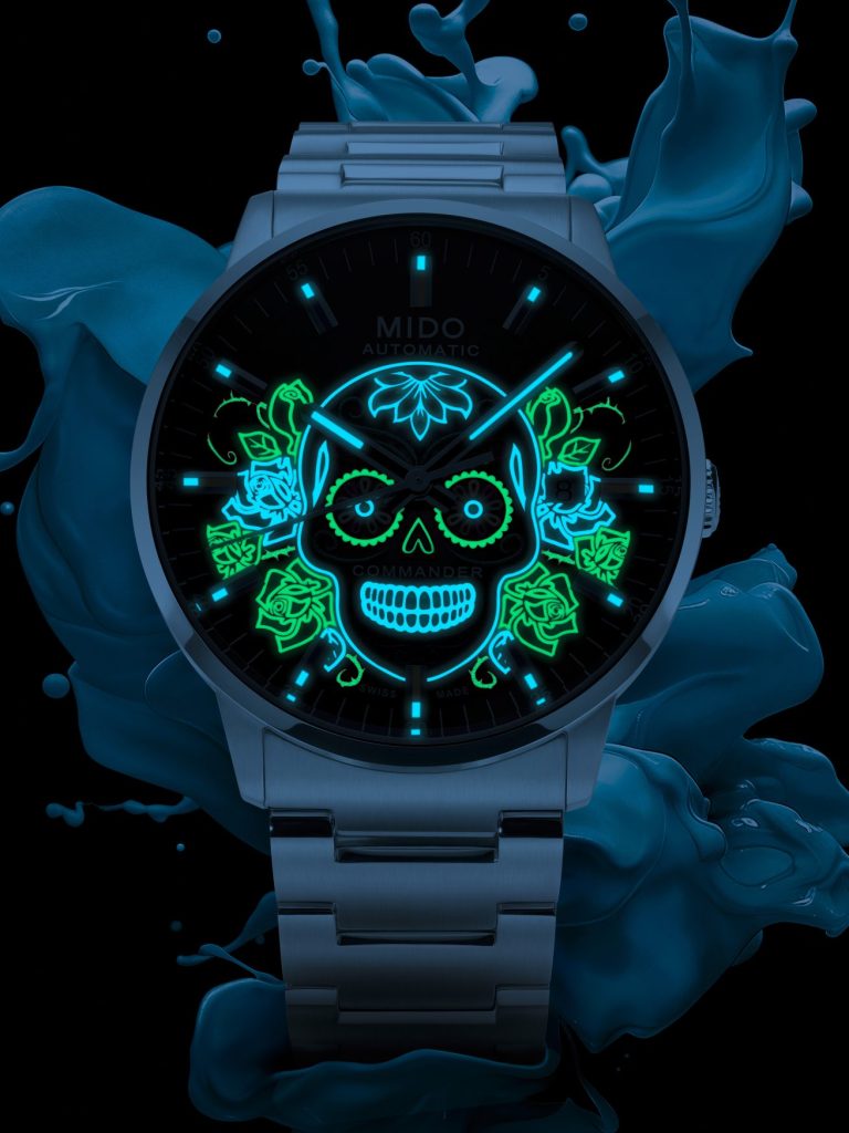 Mido美度表亡靈節主題骷髏頭腕錶Commander Gradient Catrines:向墨西哥文化和生命致敬!