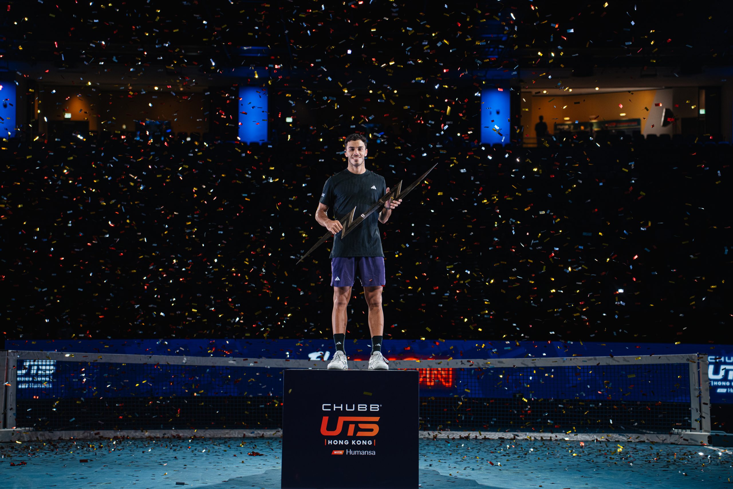 UTS 網球賽香港站賽事由Zenith 真力時品牌摯友 Francisco Cerúndolo奪冠。IMAGE/ ZENITH