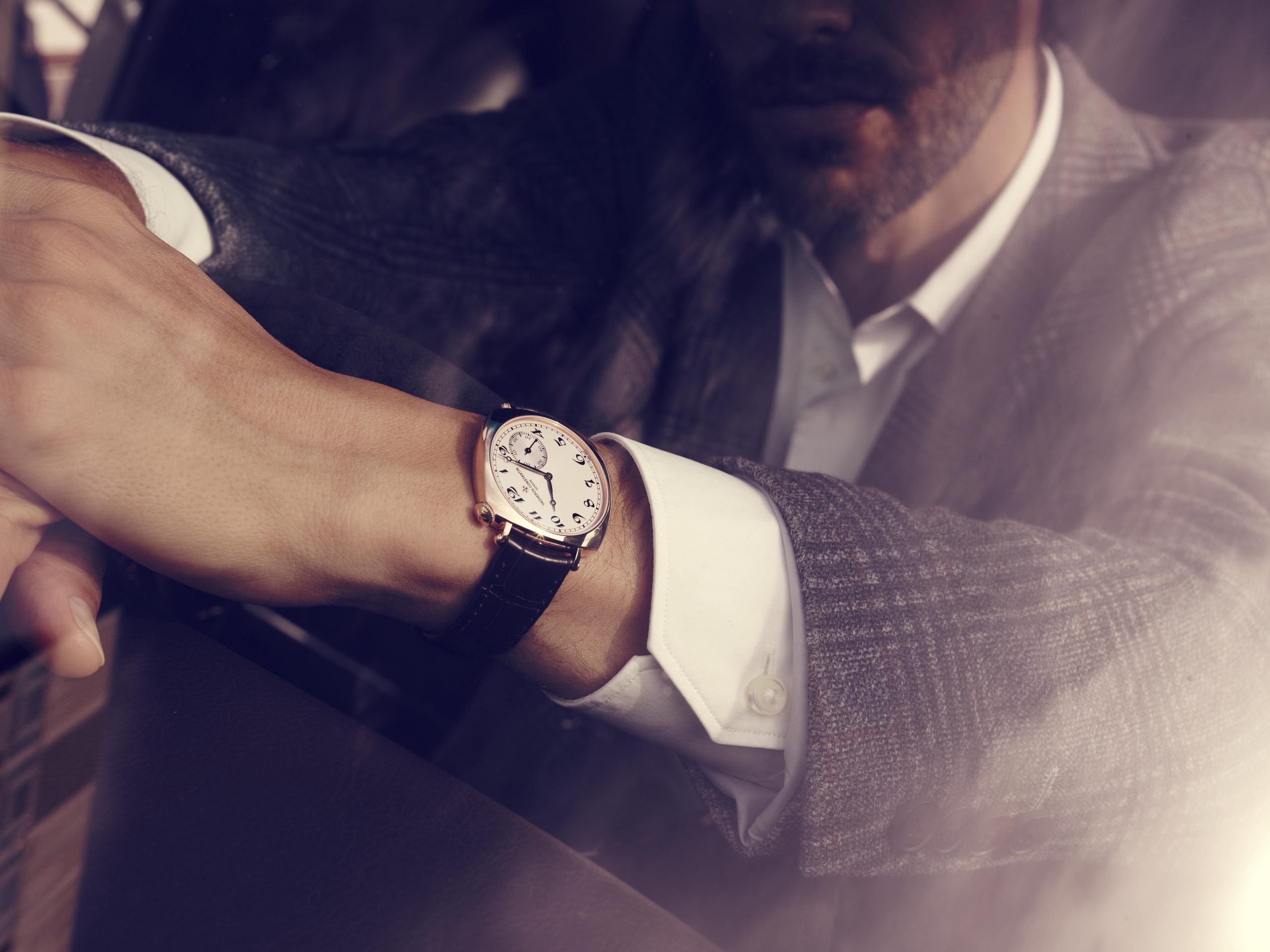 2017年推出的Historiques American 1921 18K粉紅金錶款。PHOTO/ Vacheron Constantin 