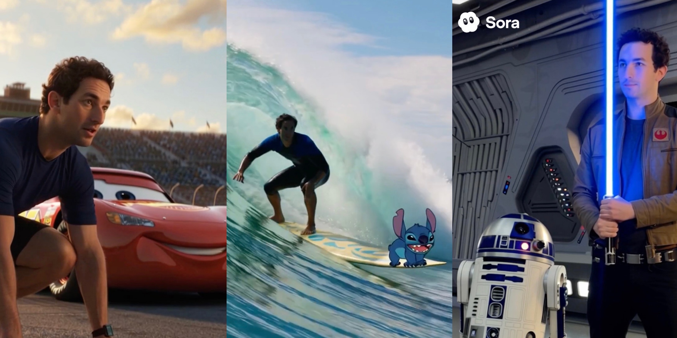 OpenAI與迪士尼的合作，將多個經典角色以AI生成影片形式帶來現實世界。PHOTO / Disney