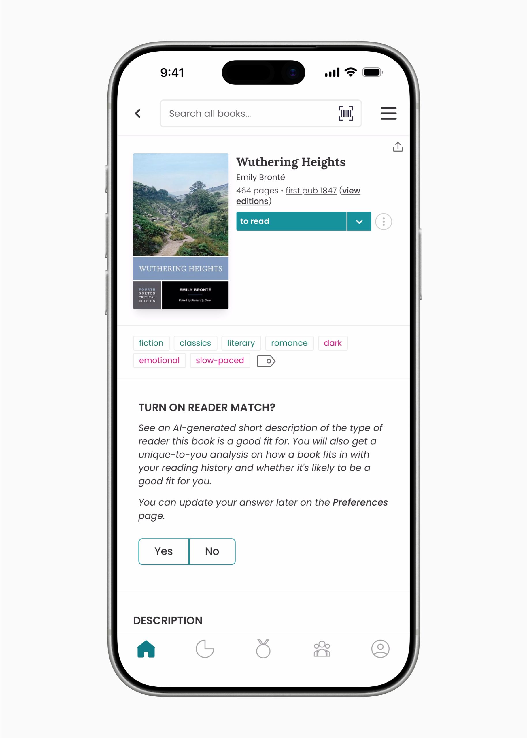 The StoryGraph -《StoryGraph》PHOTO / Apple App Store