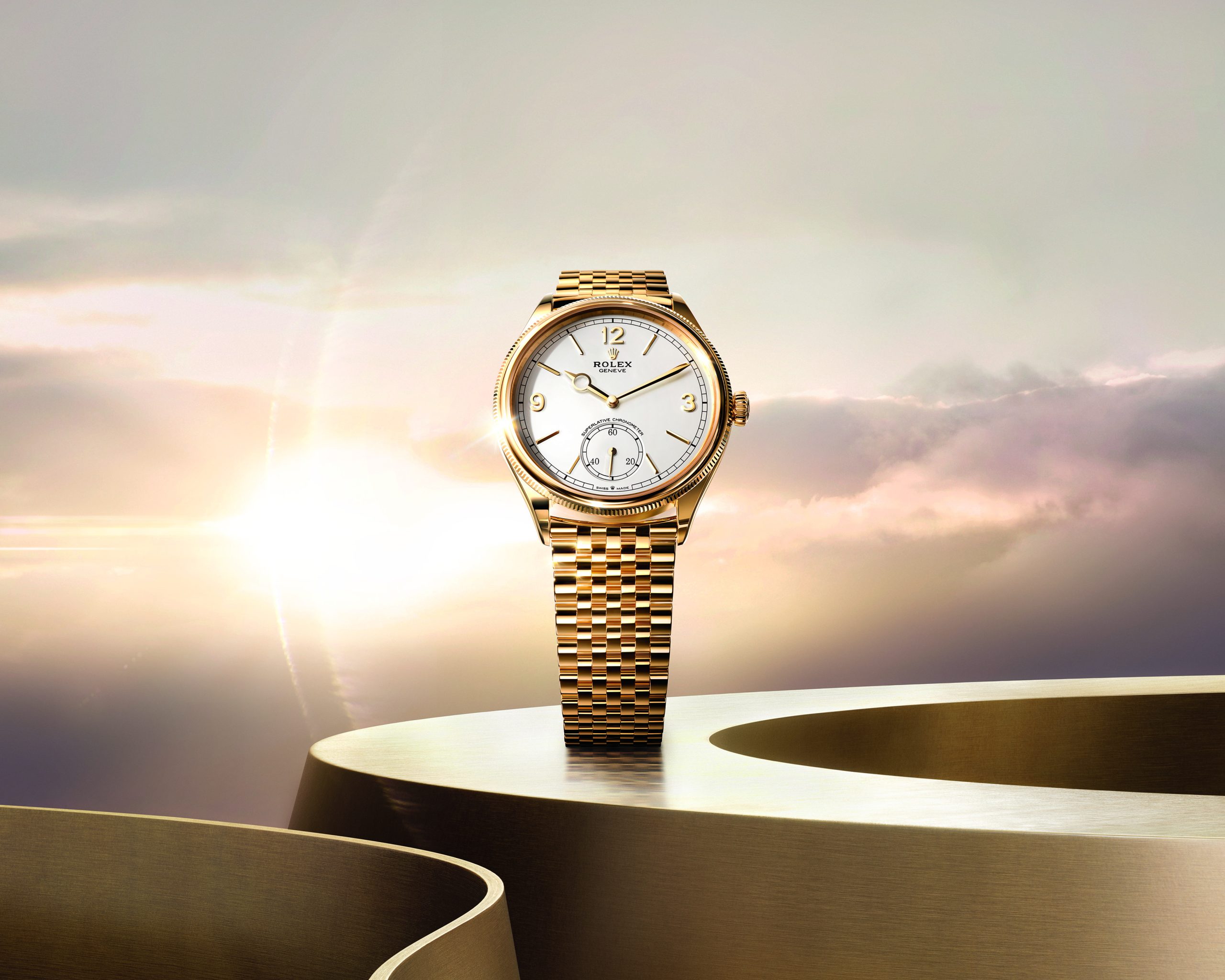 Perpetual 1908系列腕錶以勞力士創辦人Hans Wilsdorf在瑞士註冊Rolex為品牌商標之年份命名。PHOTO/ ROLEX
