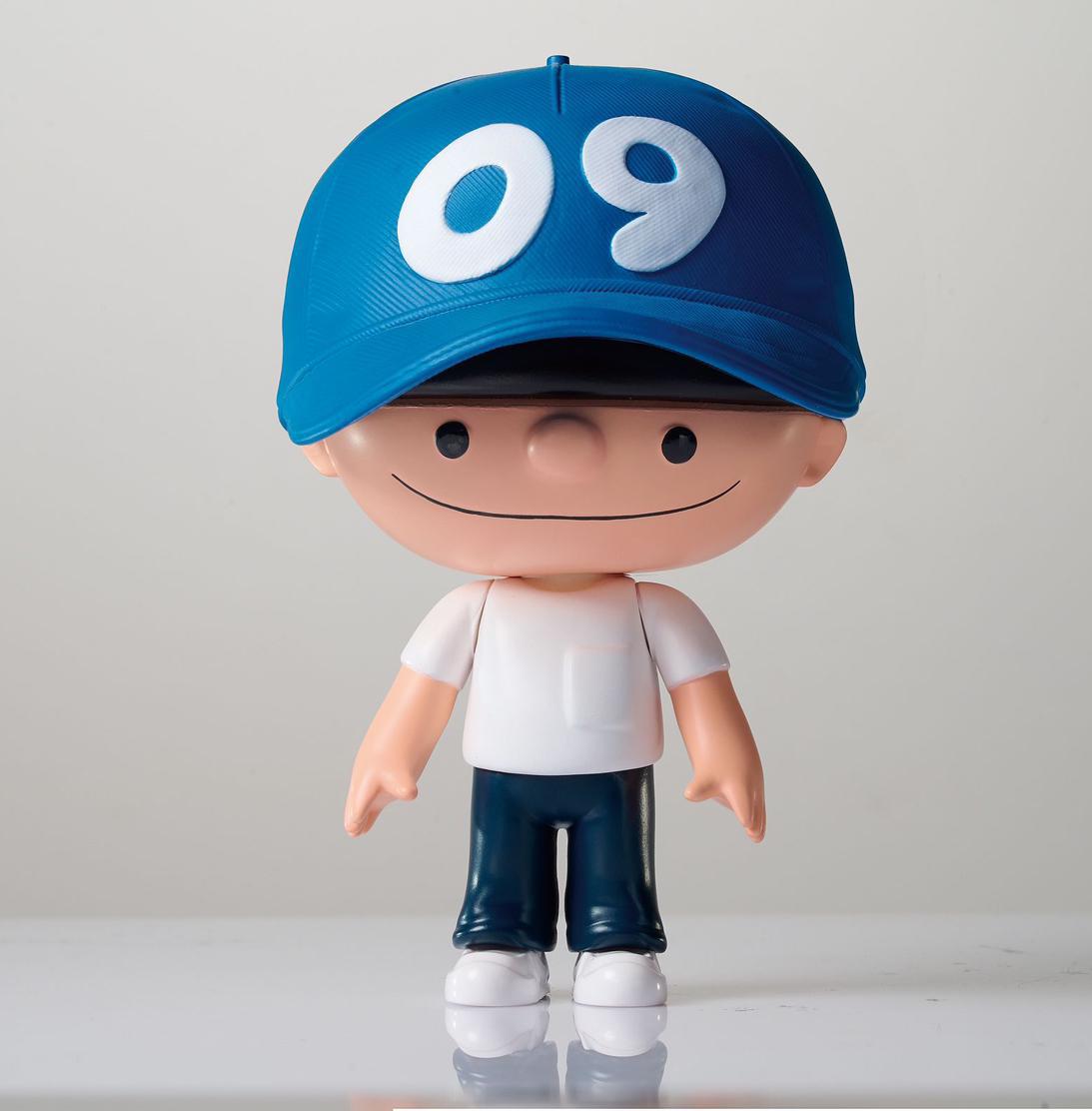 聯同林海峰聯乘推出的「09牛仔」別注版搪膠,將於展覽首次公開發售。PHOTO / Amazing Toy Show 2025