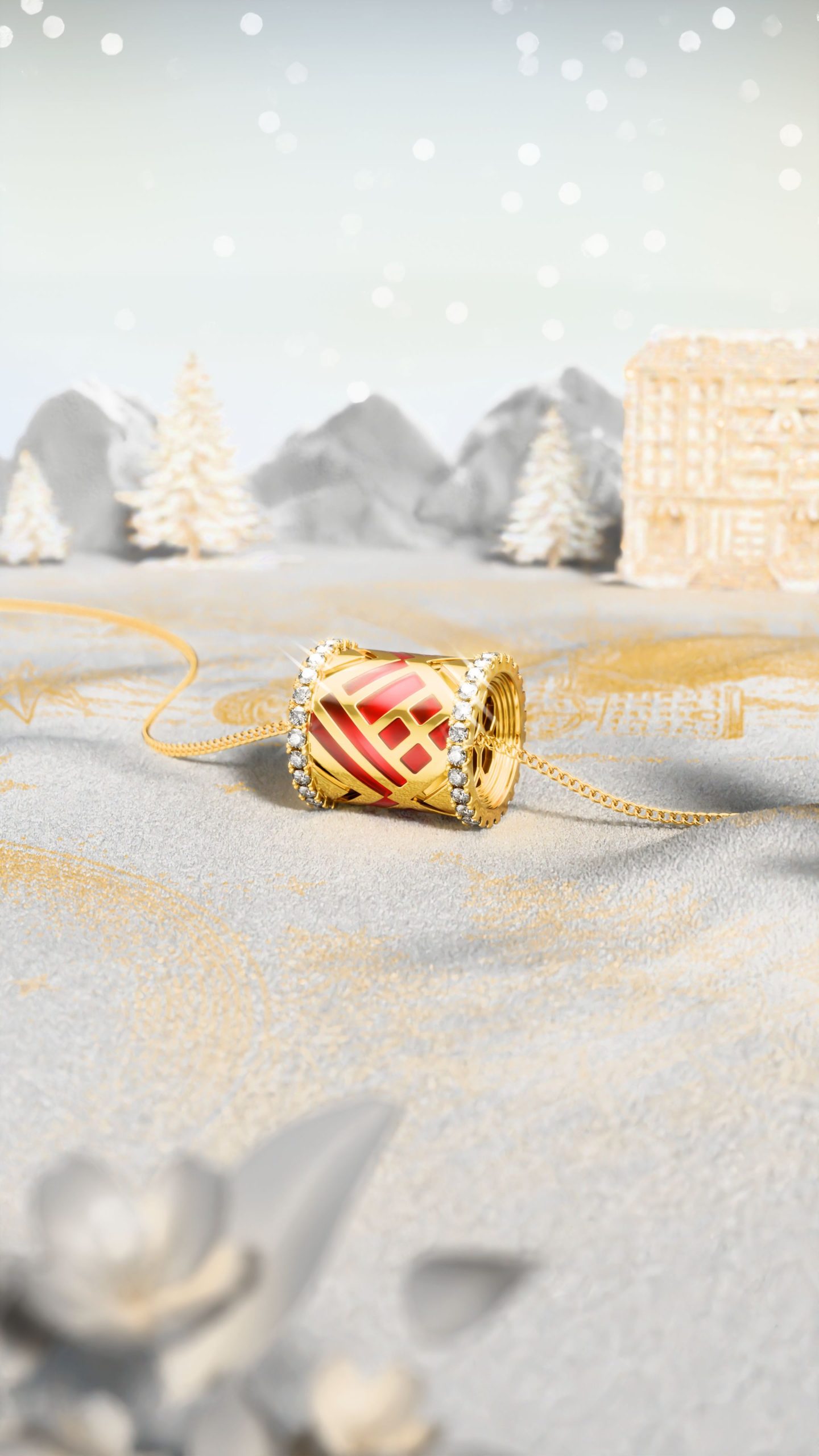 為送上「福」氣的傳統煥發新意，周大福傳福系列的冬日暖意