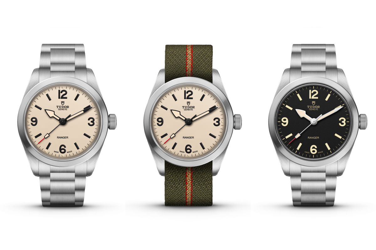 以上三款全新Ranger腕錶配備36毫米精鋼錶殼，還以沙漠賽道上的岩石和沙丘為靈感製作啞面沙丘白錶盤，觀感簡潔純粹，彰顯探險功能腕錶實而不華之優點。PHOTO/ TUDOR