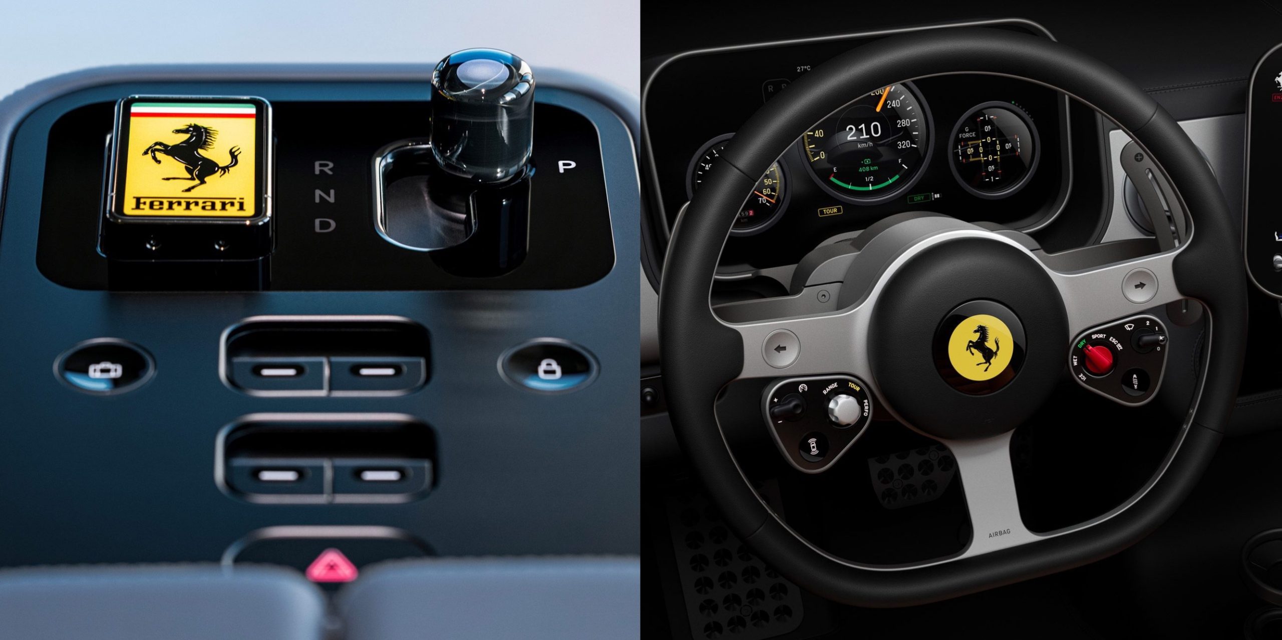 不論是物料觸感抑或使用體驗，Jony Ive在Ferrari Luce上貫徹其「以人為本」的設計堅持。PHOTO / Ferrari