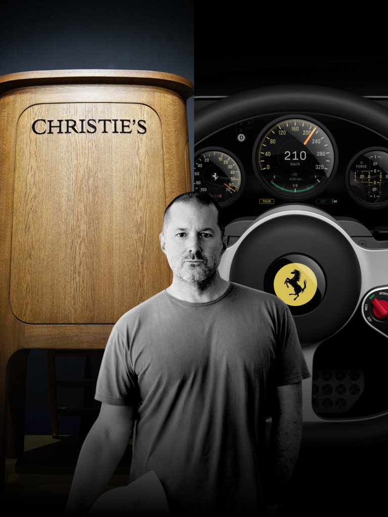 藝術拍賣與超跑速度之間 | 傳奇設計師Jony Ive擴展其設計版圖