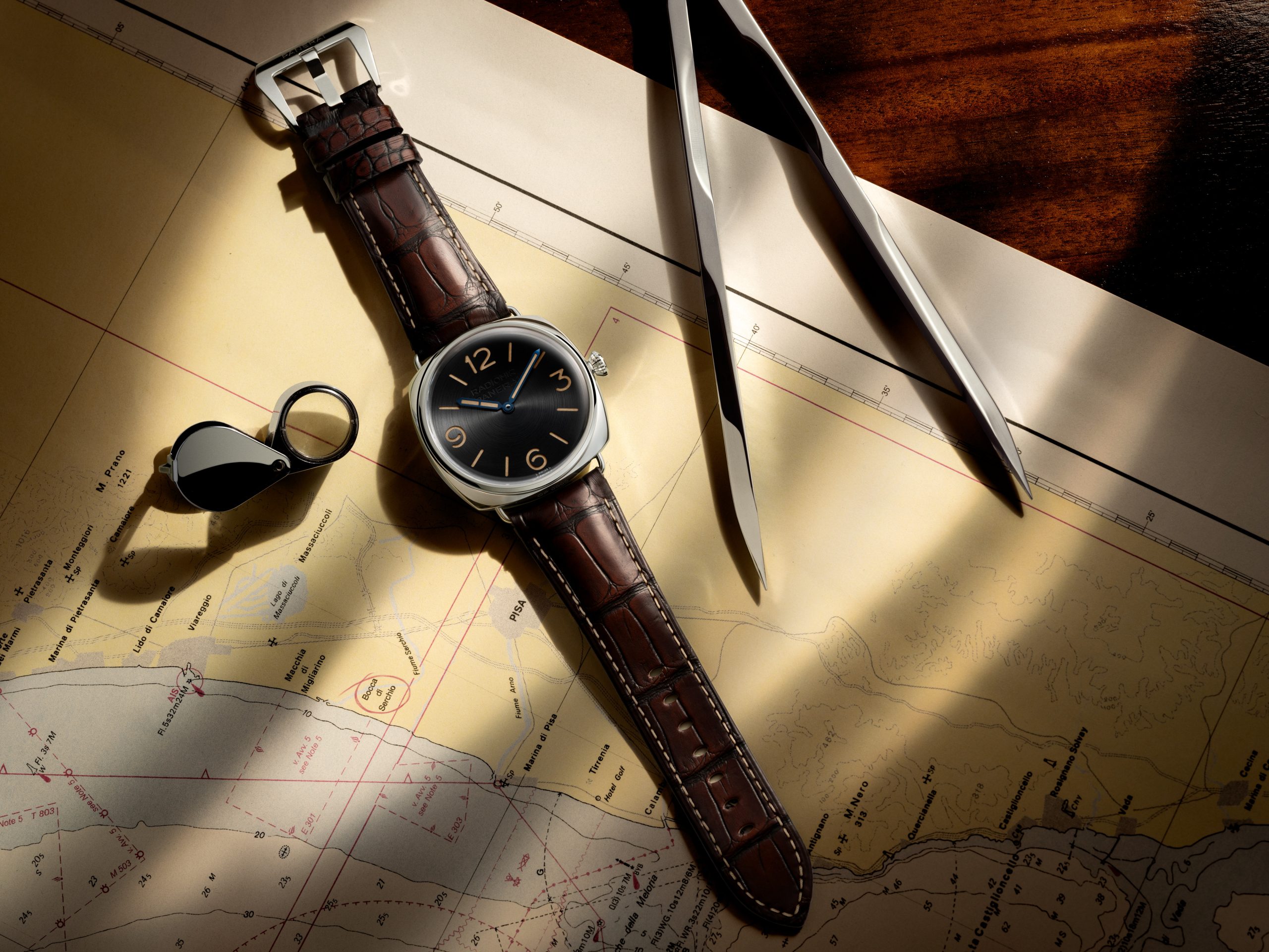 Radiomir Viaggio nel Tempo體驗版腕錶PAM01730。PHOTO/ PANERAI