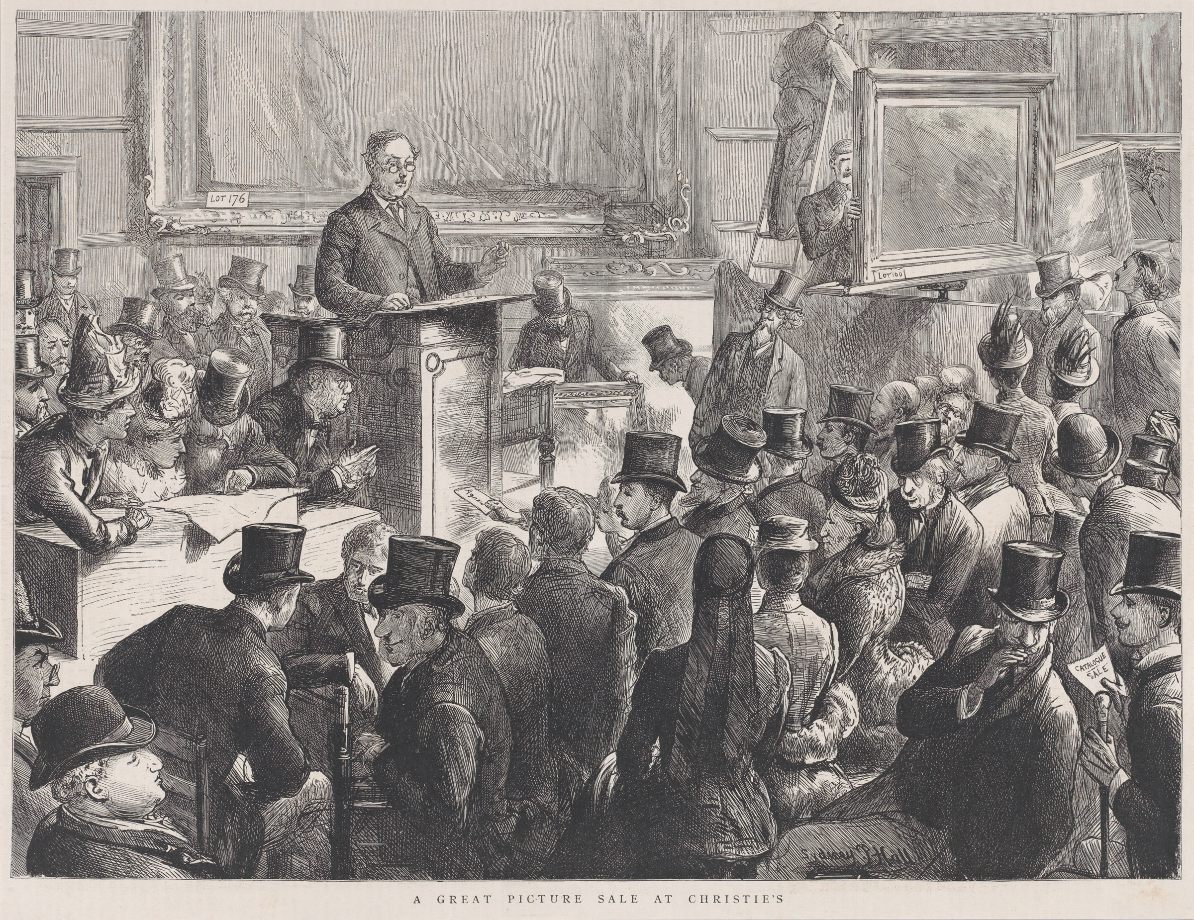 Christie's的拍賣台歷史可追溯至18世紀，由設計師Thomas Chippendale為創辦人James Christie製作。PHOTO / Christie's