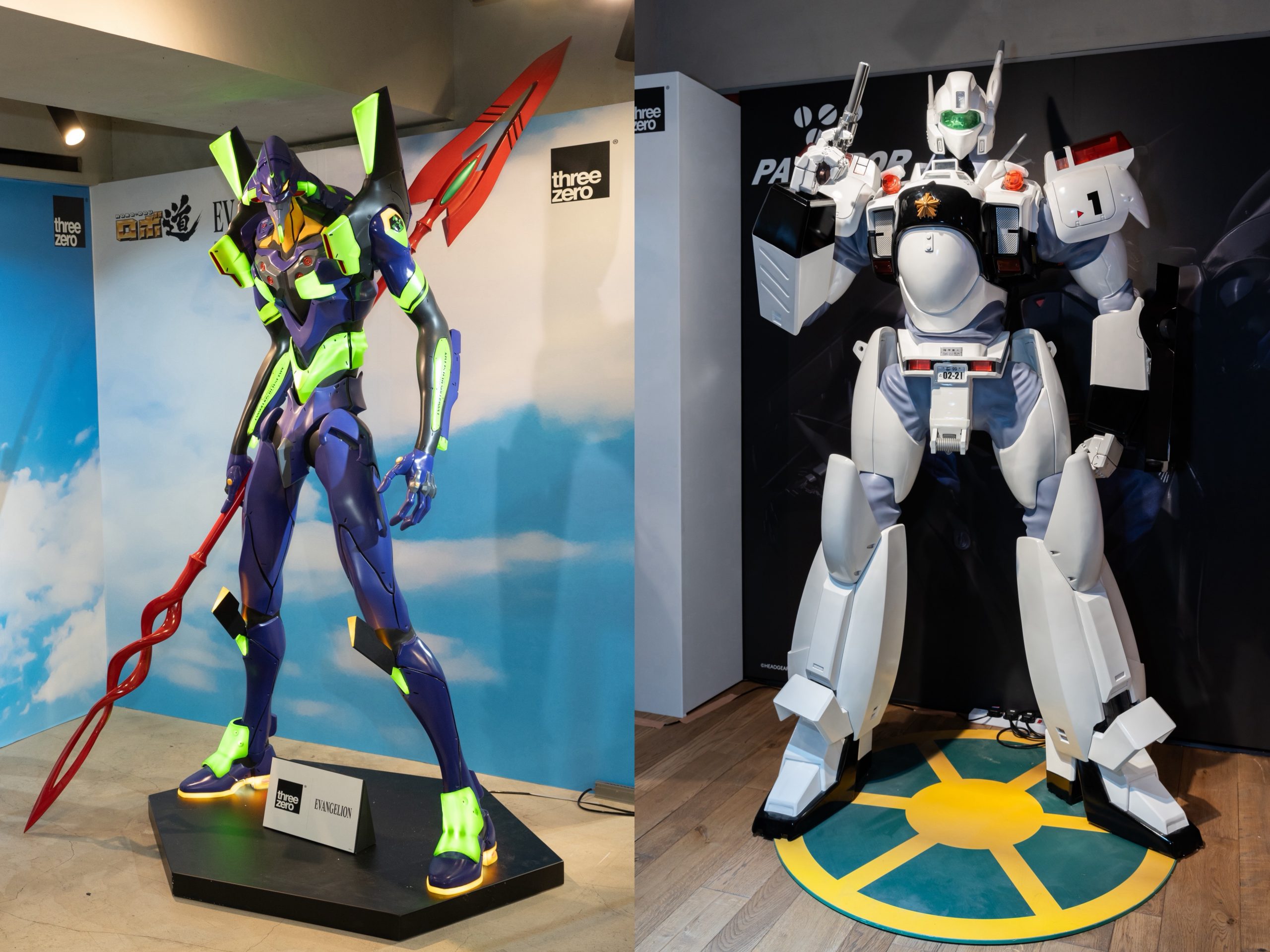 《新世紀福音戰士新劇場版》Robo-Dou 試驗型初號機（最終決戰Ver.）和《機動警察》英格倫1號機的巨型雕像在場內展出。