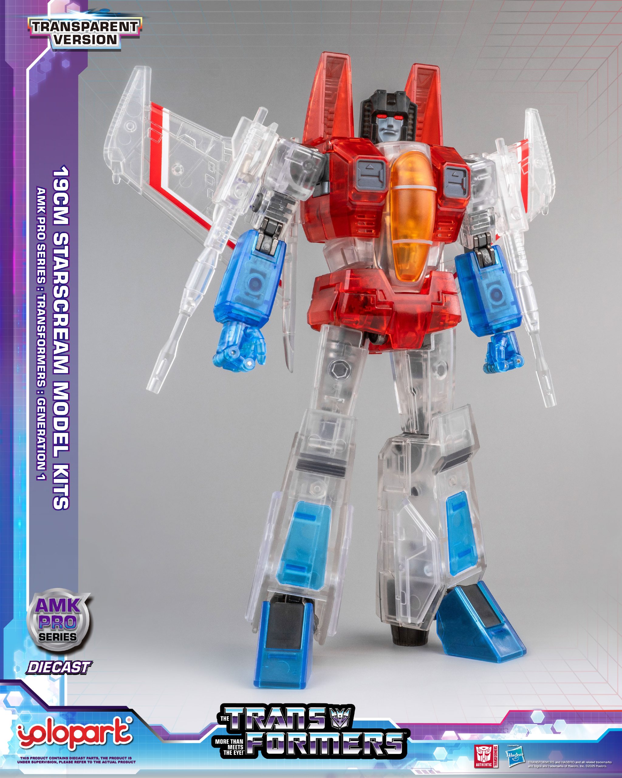會場限定產品：《變形金剛：G1》Amk Pro系列G1星星叫（彩透版）。