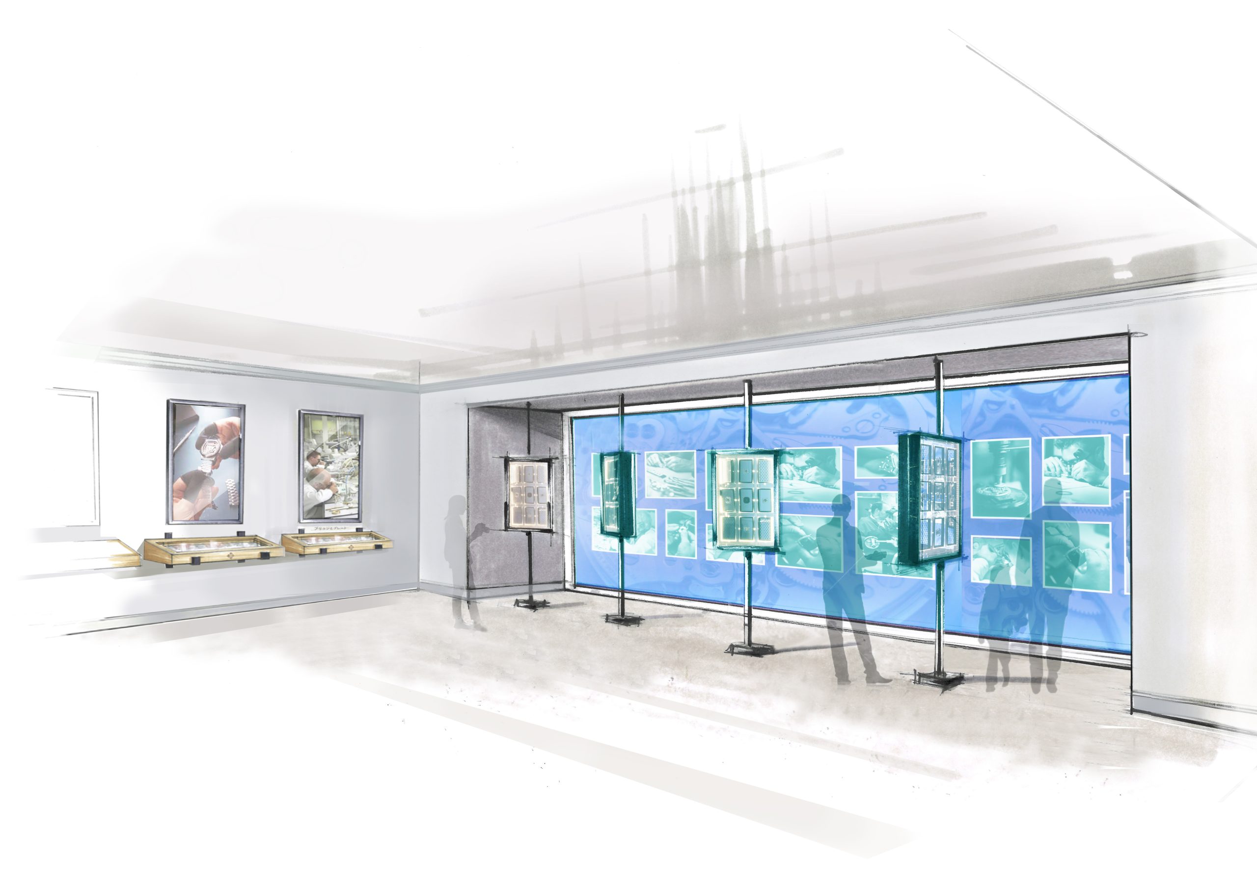 「製錶技術」展區概念圖。PHOTO/ Patek Philippe