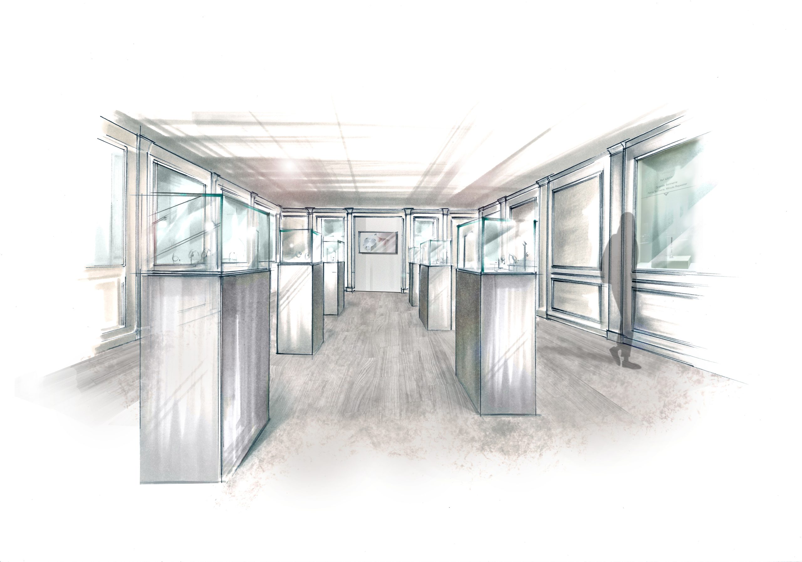 「天籟之音」展區概念圖。PHOTO/ Patek Philippe