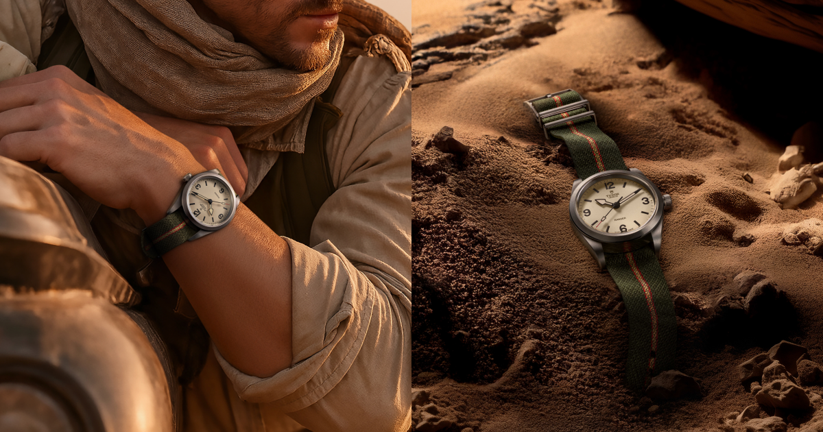 Tudor帝舵表沙丘白色Ranger 精鋼腕錶