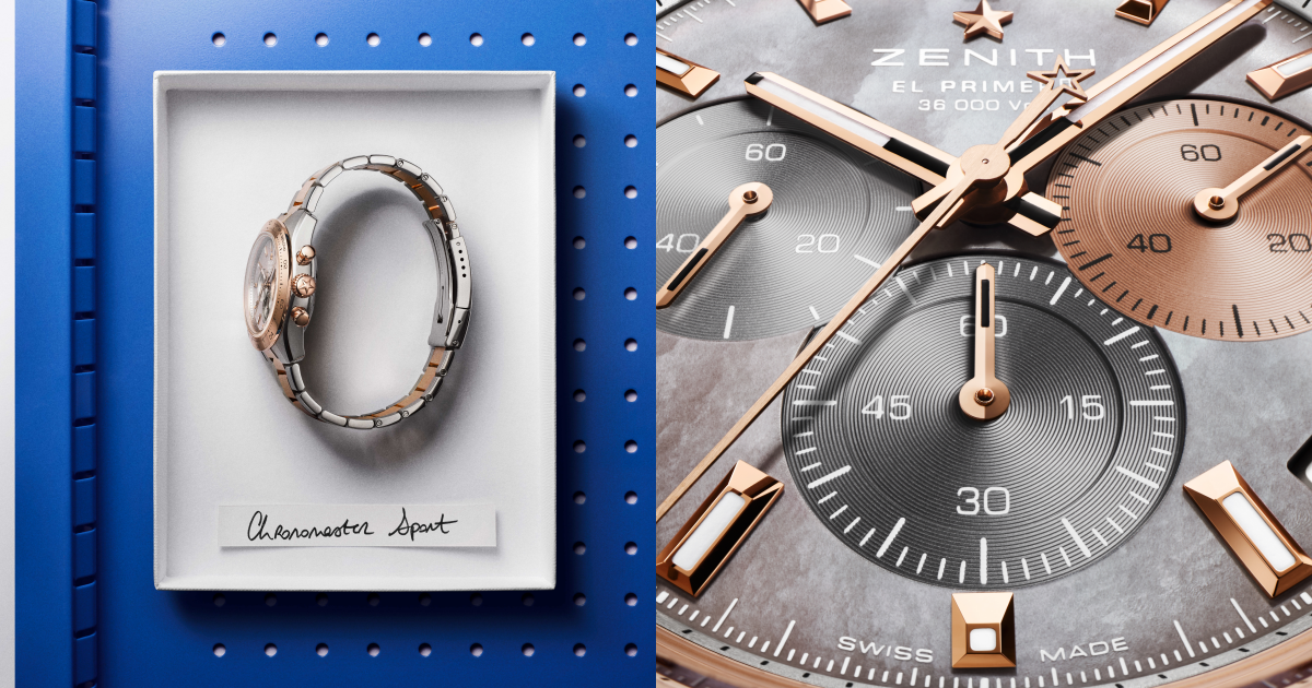 Chronomaster Sport精鋼玫瑰金腕錶