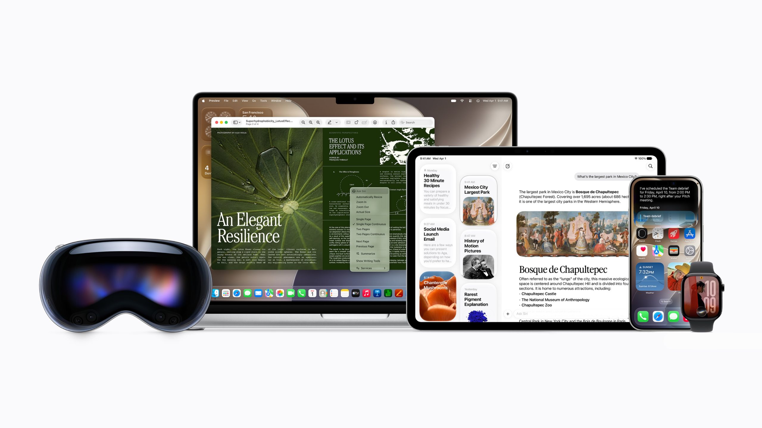 Siri AI由新一代Apple基礎模型融入Google Gemini技術而成，大大提升Apple各裝置的AI能力。PHOTO / Apple