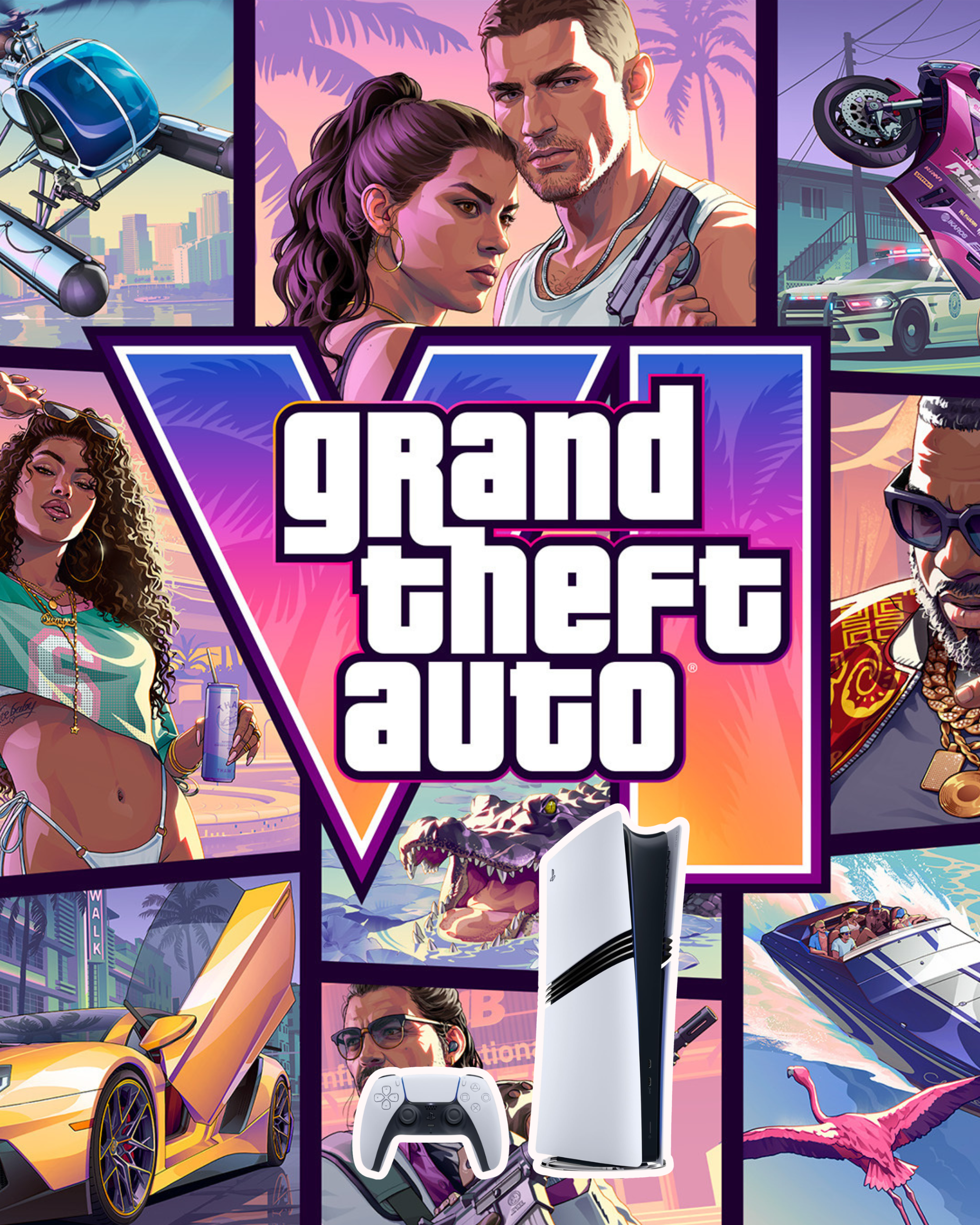 萬眾期待的《GTA 6》，成為現世代主機首批不會推出實體光碟的大作。PHOTO / Internet
