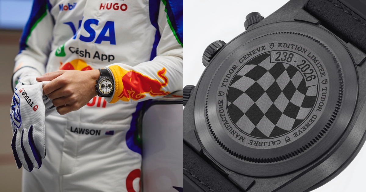Tudor Black Bay Chrono "Carbon 26"計時碼錶限量2,026枚；錶殼底蓋刻有獨立編號。PHOTO/ TUDOR