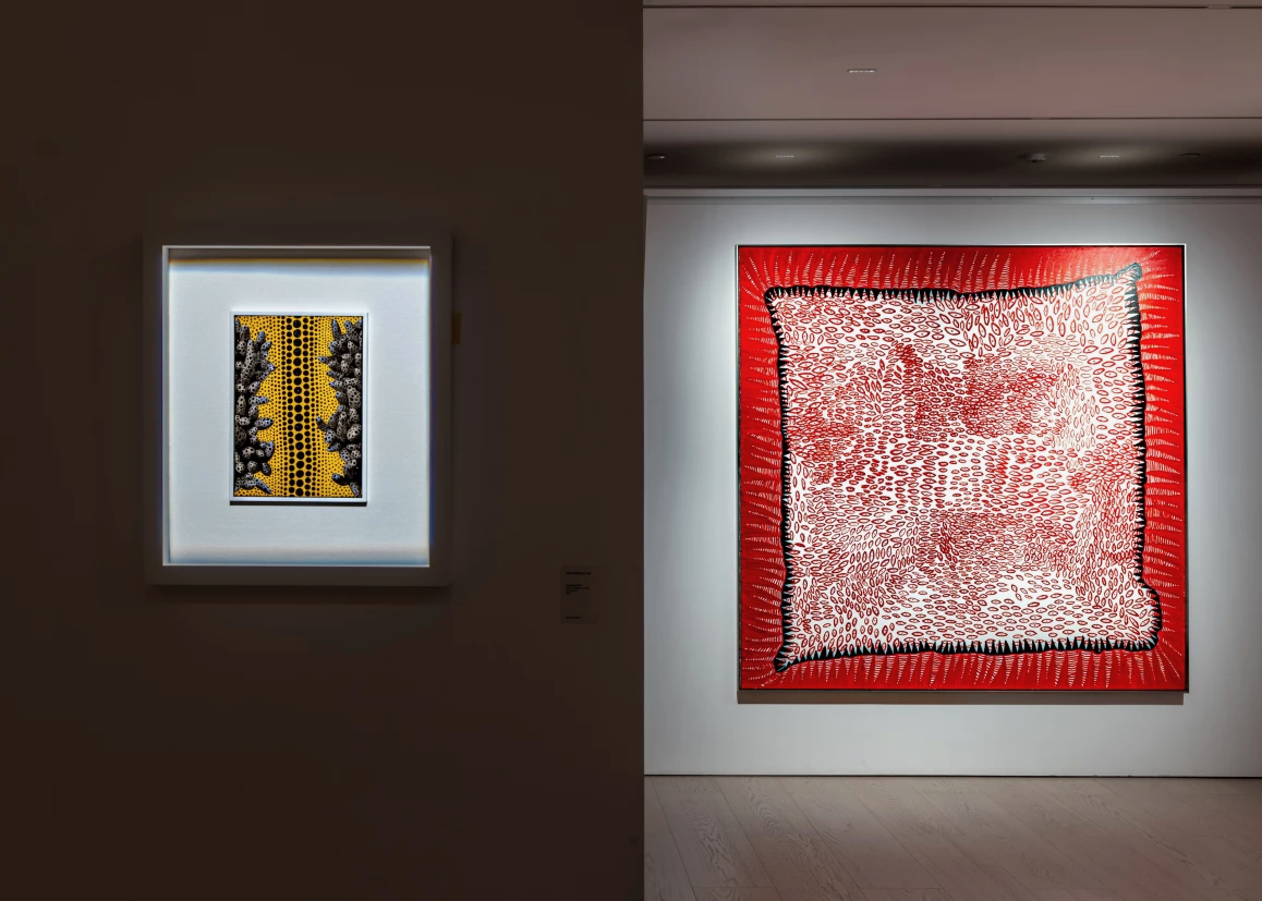 Sotheby's Maison舉行的《YAYOI KUSAMA》展覽，其閉幕日與草間彌生離世僅相隔六天。PHOTO / Sotheby's Maison