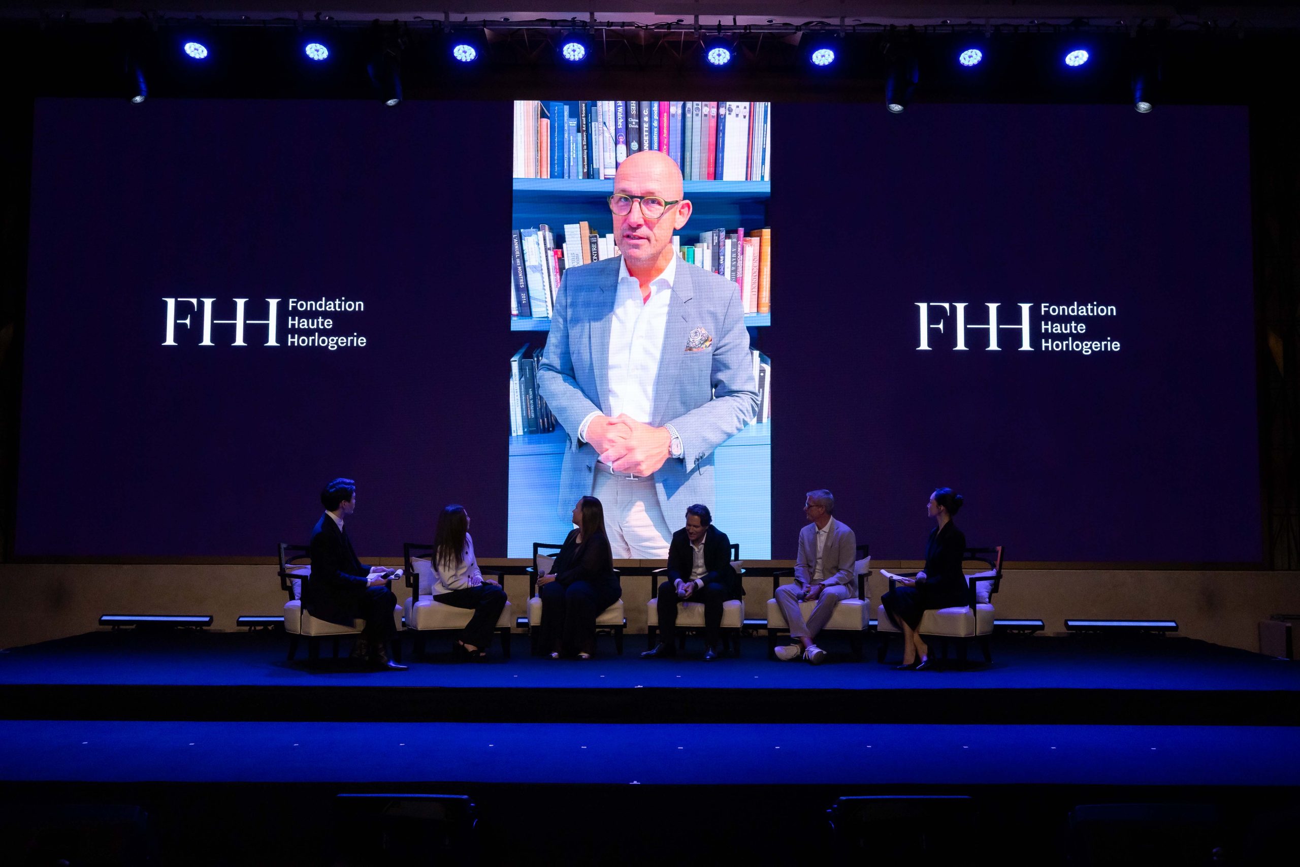 FHH高級鐘錶基金會副主席Pascal Ravesud參與記者招待會。PHOTO/ SIAM PARAGON