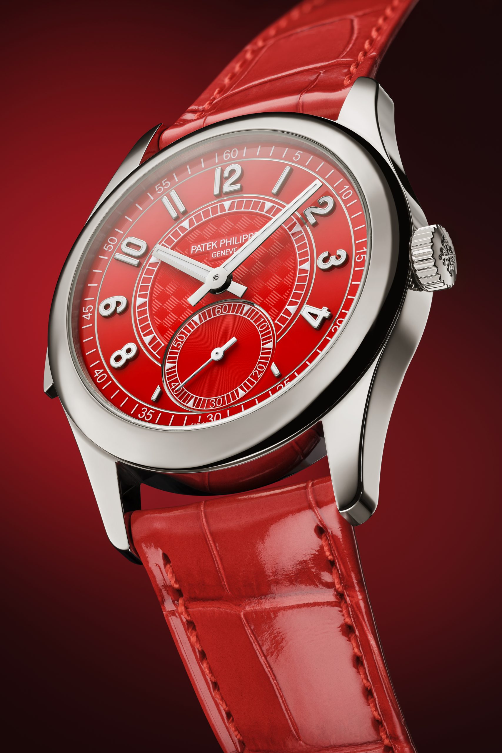 超級複雜功能系列Calatrava三問報時白金腕錶（編號7047G-010）PHOTO/ PATEK PHILIPPE